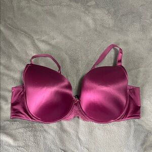 Torrid Curve Women’s Size 44D Padded Underwire Purple Satin Bra